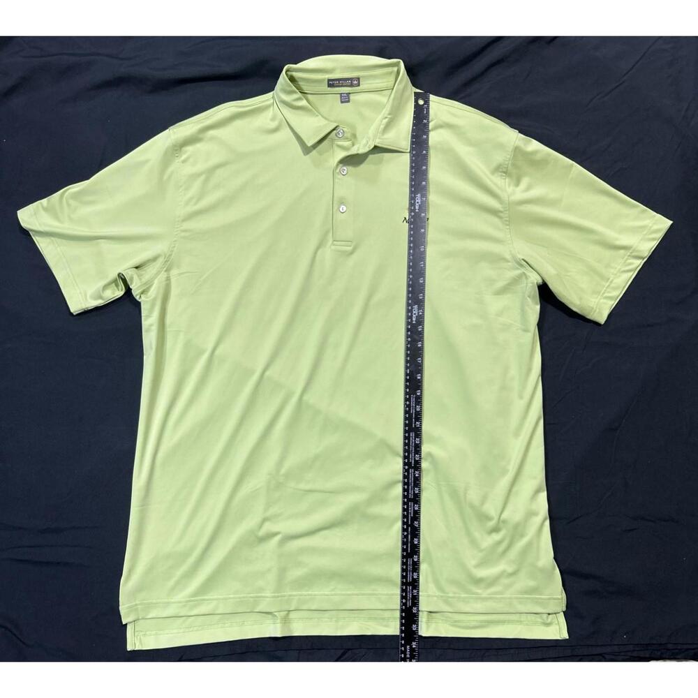 Peter Millar Summer Comfort XXL Green Short Sleeve 1/4 Button